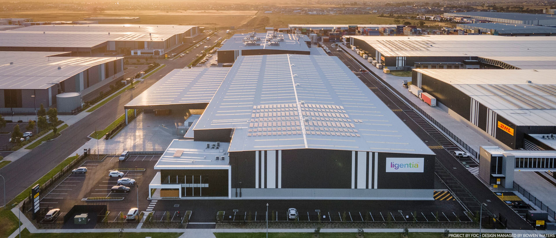 Industrial building graphic